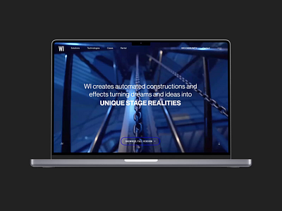 WIcreations Scroll Animations animation black blue bold dark event gsap motion graphics scroll typography ui ux video web website