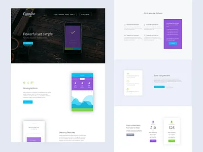 Campfire - Simple WPBakery One Page WordPress Theme android app app bootstrap clean free landing page mobile multi page one page responsive rtl software technology webdesign website wordpress wpbakery