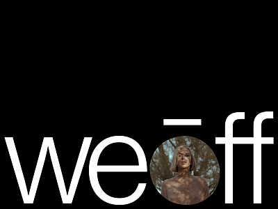 Weōff Branding 2/2 brand brand identity brandidentity branding brandmark corporate design design studio graphicdesign logo logodesign logotype photo studio studio typography