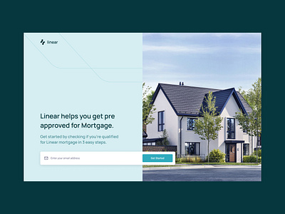 Linear Mortgage booking buy buy home gallery home home for sale illustration landing page mortgage multi select questionnaire questions quiz real estate rent search homes