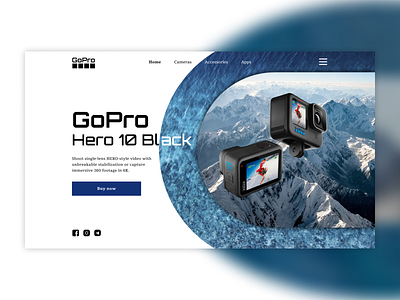 GoPro camera adobe photoshop design gopro ui uiux