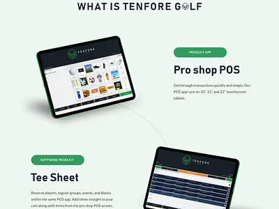 TenFore - Golf software Theme Design adobe illustrator cc adobe photoshop cc adobe xd adobe xd branding dashboard golf graphic design information technology it company landing page design portal software technology ui ux web design web page design