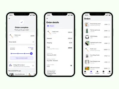 Roqqett order summary ui