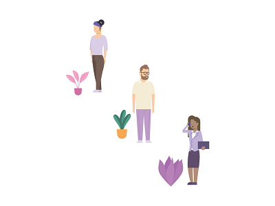 People Graphic Icon Cute Bundling crowd