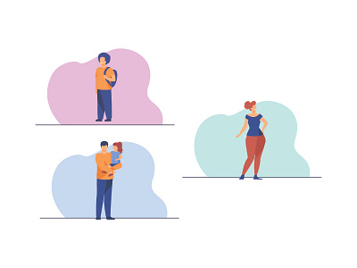 Person Icon Design Beautiful crowd