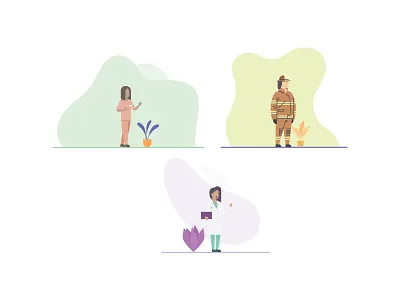 Person Graphic Icon Set Beautiful crowd