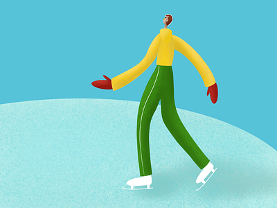 Skating art artwork drawing illustration illustrator procreate