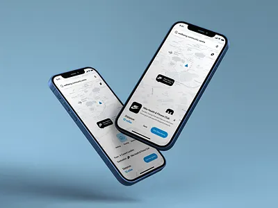 Navigation App app ui clean ui design health ios app minimal minimal app navigation navigation app track travel ui user experience user inteface ux