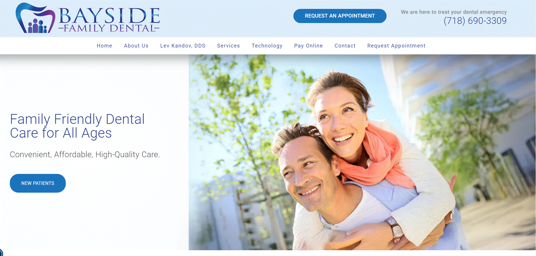 Dental website design dental family dentistry website design