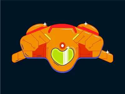 Samus Aran's Ship gameboy gameboy advanced gamecube illustration metroid metroid prime nintendo retro retro game ridley samus samus aran space space pirate vector illustration