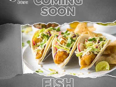 Food Restaurent Coming Soon Social Media Post coming soon corporate design facebook post food graphic design instagram post restaurent social media post
