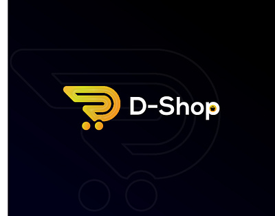 E-commerce site logo for D-shop 3d logo app icon app logo brand identity branding business logo company logo crypto e commerce logo flat logo google graphic design logo logo design minimalist modern logo nft vector website website logo