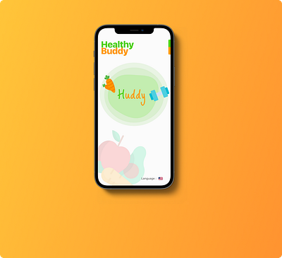 Healthy Buddy Mockup app design mobile app mobile design ui ux