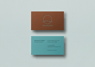 TWO BROTHERS branding businesscard design graphic design logo