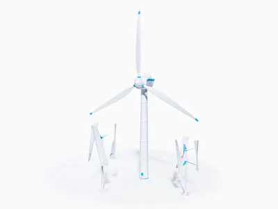 EZ Blockchain alt energy source — Wind 3d alternative energy animation bitcoin blender blender 3d blockchain green energy motion graphics octane render turbine wind wind turbine