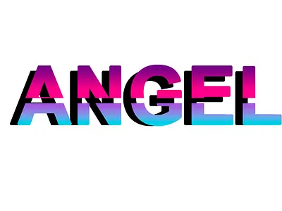 BANNER: Letrero con nombre ANGEL montaje