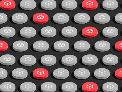 Introducing Critical Assets By JupiterOne 3d adobe illustrator assets coins critical assets cybersecurity illustration illustrator red shadows