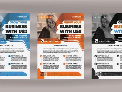 Corporate Business flyer template design branding business flyer corporate flyer design flyer design graphic design