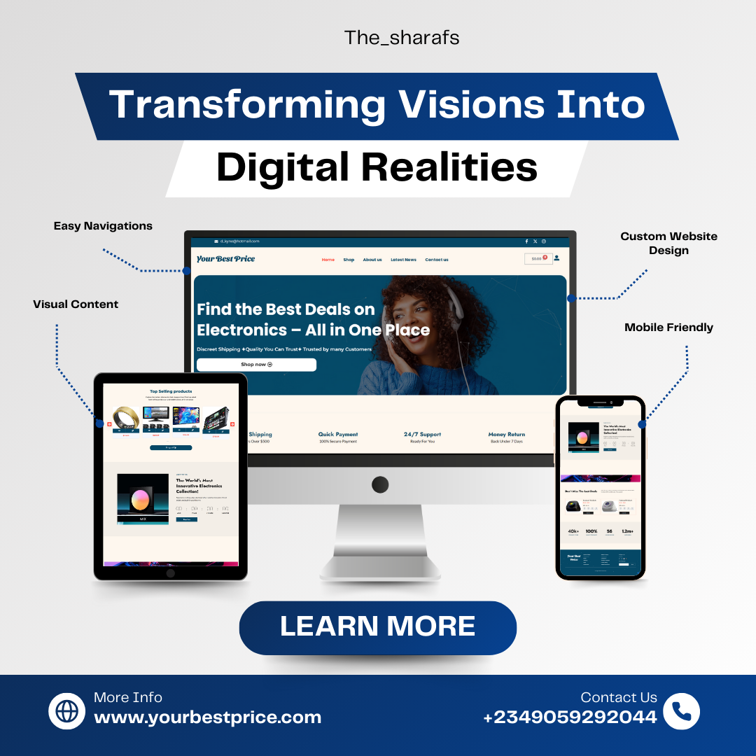 Example of Wordpress Ecommerce Website Design