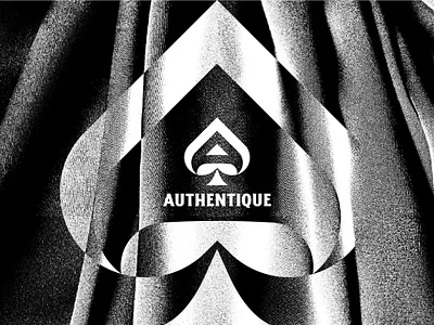 AUTHENTIQUE LOGO a logo aces of spades cloth logo clothing brand elegant premium spade a logo spade logo