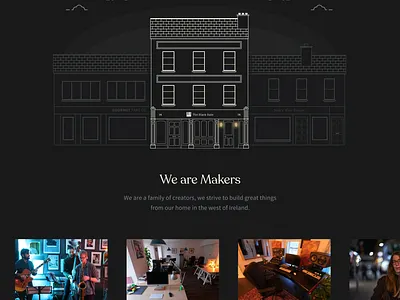 The Black Gate illustration typography