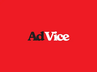 Ad Vice Logo ad advertising branding identity logo