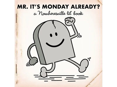 Mr. Monday book design childrens books design digital graphic design illustration roger hargreaves