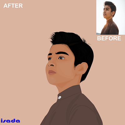 vector potrait design graphic design illustration vector vectorpotrait