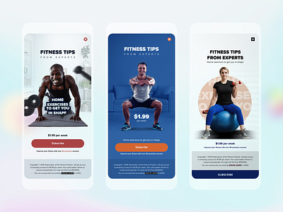 Fitness App Ads 3d animation dark ui design dubai ecommerce fitness free ui kit george samuel graphic design gym illustration interaction landing page logo motion graphics saudi arabia ui