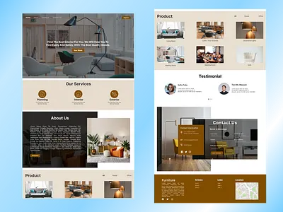 Company Profile design ui ux