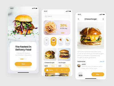 Foodie Mobile App branding design dribbble illustration logo mobile app nft ui uidesign ux