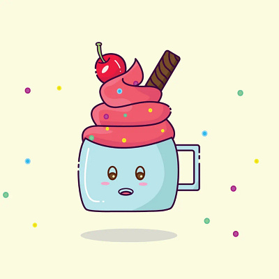 Ice cream design ice icecream illustration illustrator vector