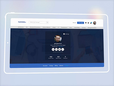 Flexigigs - Freelancing platform website 3d animation branding design dubai ecommerce free ui kit freelance george samuel gig giggers graphic design illustration interaction landing page logo motion graphics saudi arabia ui website