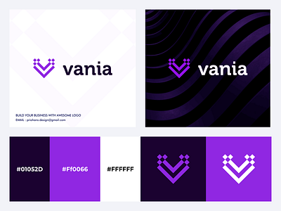 Letter V Logo brand brand guidelines brand identity branding color design illustration letter v letter v logo logo prio hans typography vector