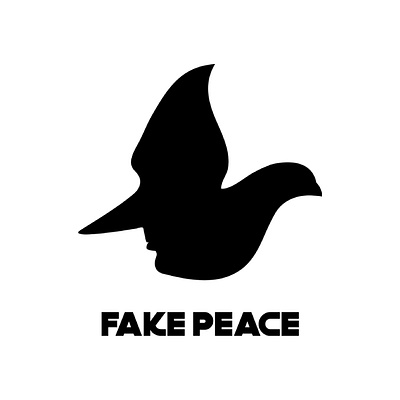 Fake Peace poster design bird design dove freedom freedomukraine nowar peace poster stopwar symbol