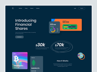 Online Bank Website Design bank banking branding budget clean concept creative design finance landing page money product design typography ui ui design web web design website website design