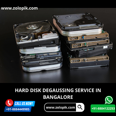 HARD DISK DEGAUSSING SERVICE IN BANGALORE datadestructioninbangalore datasanitizationinbangalore degausingservicesinbangalore zolopikdatadegaussingservices