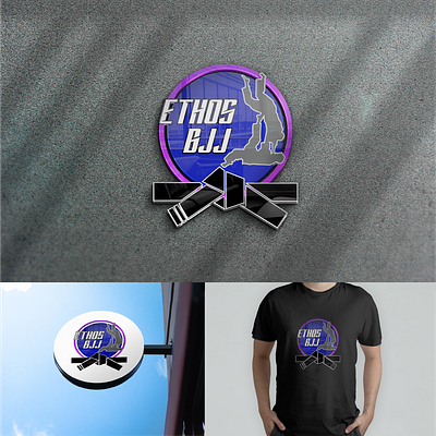 Brazilian Jiu-Jitsu (Ethos Bjj Gym Logo) jiu jitsu girls