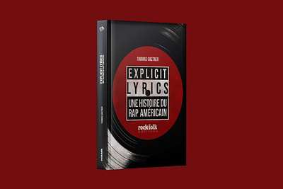 Explicit Lyrics - Une histoire du rap américain book design graphic design illustration typography vector