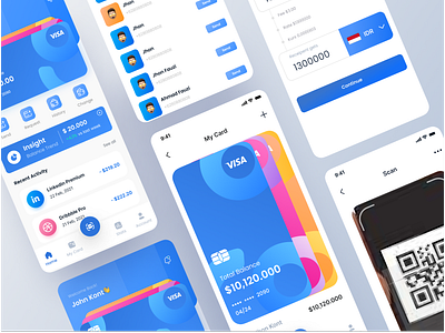 Bank-E Finanve app 3d agency agency website animation branding design graphic design illustration logo mobile app mobile design motion graphics ui ux