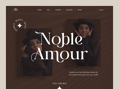 Boutique Website beauty boutique design hero market modern preview store ui webdesign website