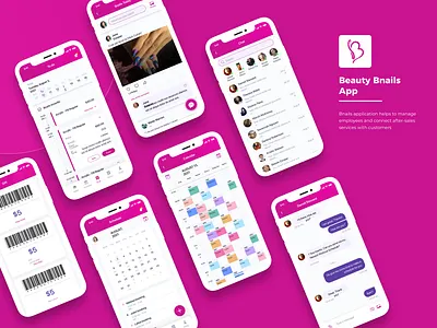 Nail App beauty design figma graphic design illustration nail ui ui design ux