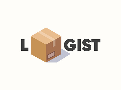 logo / logistics company 3d brand branding clean color delivery graphic design icon identity illustration logistics logo minimal shipment shipping transportation vector