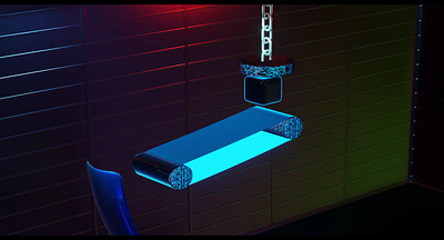 Magnetic room 3d 3dart animation blender blender3d eeveerender glow graphic design motion graphics neon