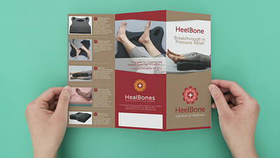 HealBones Flyer Brochure branding brochure design flyer graphic design mockup