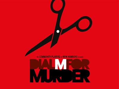 Publicity Materials - Dial M For Murder branding communications design graphic design identity illustration logo marketing publicity theatre typography