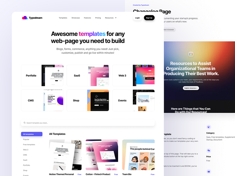 Typedream Landing Page Redesign by Eric Angelo on Dribbble