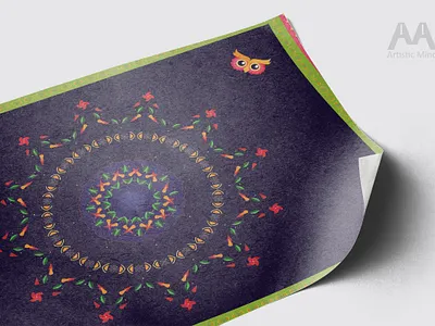 mandala art illustration vector