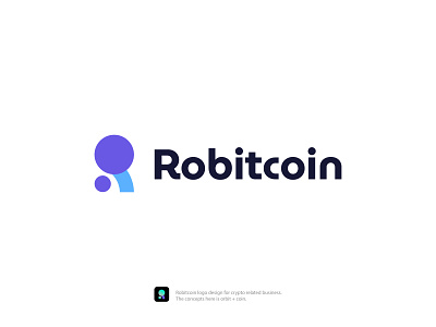 crypto tech logo design robitcoin blockchain branding coin crypto exchange identity logo logo design logo mark logodesign logos logotype modern logo nft saas