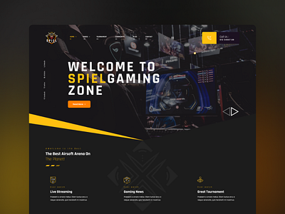 Game landing page 3d agency animation branding business company corporate creative design graphic design illustration logo motion graphics ui